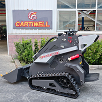 Mesin Penggerak Desain Baru CW-480X Mini Skid Steer Loader dengan Aksesori Hydraulic Skid Steer Loader
