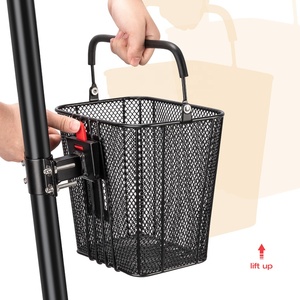 <span class=keywords><strong>Cestino</strong></span> Anteriore per Bicicletta su Manubrio con Sgancio Rapido, <span class=keywords><strong>Cestino</strong></span> Portaoggetti per <span class=keywords><strong>Bici</strong></span> per Cani e Animali Domestici - Product Image 4