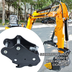 Attache rapide pour mini-pelleuse 1-3 tonnes, en acier haute résistance, à changement rapide - Product Image 3