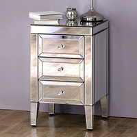 Table console moderne de luxe avec miroir et tiroir en bois et verre MDF pour le salon ou la chambre à coucher Décoration intérieure pour le couloir