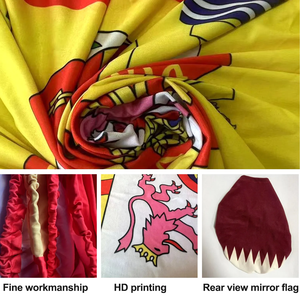 Bandera Personalizada de <span class=keywords><strong>Bosnia</strong></span> y Herzegovina de 115x155cm, con Elástico para Cubrir el Espejo Retrovisor y el Capó del Coche - Product Image 5