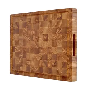 Planche à découper professionnelle pour bloc de <span class=keywords><strong>boucher</strong></span> 24x18 pouces planche à découper extra large en bois épais <span class=keywords><strong>double</strong></span> face pour grain d'extrémité - Product Image 1