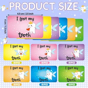 Autocollants pour dents Récompense Autocollants mignons Récompense dentaire Cadeau Prix et cadeaux pour les enseignants Récompense Fournitures scolaires Incitations - Product Image 2