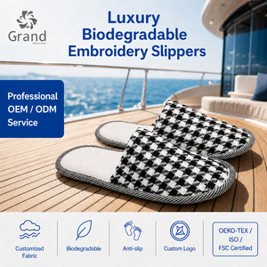 Pantuflas Desechables para Anfitriones de Airbnb, Tamaño Mini para Viajes, Pantuflas para Huéspedes en Casas de Huéspedes y Alquileres Vacacionales - Product Image 1