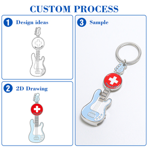 Personalizado completo de diamantes de imitación decorado en forma de corazón Blingbling llavero colgante señoras bolso accesorio pequeño regalo llavero - Product Image 2