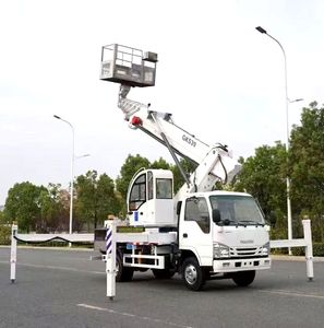 Camión Elevador Telescópico Isuzu Japonés de 35 m con Plataforma de Trabajo Aéreo para Levantar Trabajadores y Carga en Edificios Altos - Product Image 4