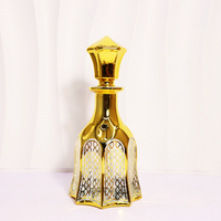 Flacon de parfum vide décoratif de 150 ml avec impression UV personnalisée, flacon de présentation en verre pour huile d'oud, de qualité