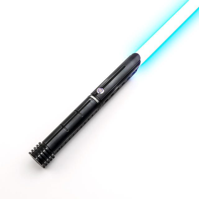 TXQ Saber E32 Weathered Lightsaber Metal Hilt Heavy Duel Light Saber Smooth Sensitive Swing Pixel Blade Light up Toys
