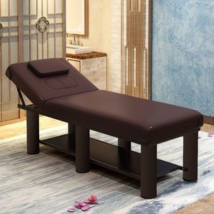 Moderne luxe houten beautytafel massagetafel groothandel voor <span class=keywords><strong>salon</strong></span> spa gezichtsbehandelingen lichaamsverzorging verstelbare luxe salonmeubelen - Product Image 4