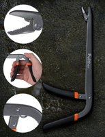 Ensemble d'outils de pêche portables professionnels en acier inoxydable pour l'extérieur, 10 pièces, couteau de pêche, ciseaux, dégorgeoir, pêche en eau salée
