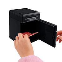 1pc Tirelire électronique à mot de passe pour argent liquide, pièces de monnaie, boîte de sécurité bancaire ATM, dépôt automatique de billets, cadeau pour enfants