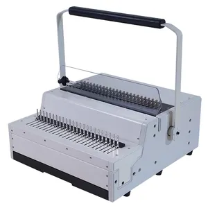 CM600A Document Booklet Exercise Book Paper Binding Machine 24 Holes Hardcover Book Binding Machine For Office