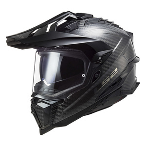 Casco Enduro Ls2 Mx701 Explorer in Carbonio Nero Taglia M per Moto - Product Image 1