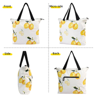 Sac fourre-tout en Tyvek personnalisé pour un usage quotidien, extra large, imperméable, résistant aux éclaboussures, lavable, avec fermeture éclair, pour la plage, les courses, avec poche intérieure