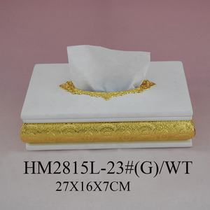 Металлический деревянный красивый держатель для салфеток на заказ, роскошная декоративная коробка для салфеток с крышкой - Product Image 3