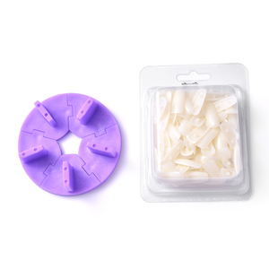 Support de présentation amovible pour faux ongles en plastique, outil d'entraînement pour la pratique du nail art et du vernis gel, idéal pour les salons de manucure - Product Image 6