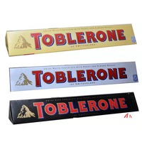 Tobleron Chocolat Blanc 100g Pack de 4 / Tobleron Chocolat Noir Noir Intense Lot