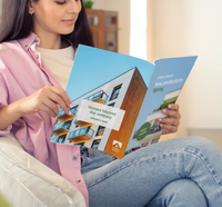 Impression de catalogues professionnels avec logo personnalisé sur papier offset, formats A5/A4, matériau cartonné - Présentez votre style et la qualité de vos produits