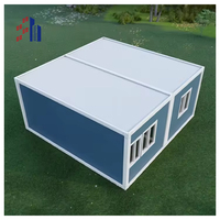 SH Acheter Villa Extensible de 40 Pieds Mini Maison Préfabriquée en Acier Bon Marché Prête à l'Emploi Kits de Bureau Conteneur Mobile Modulaire Pliable