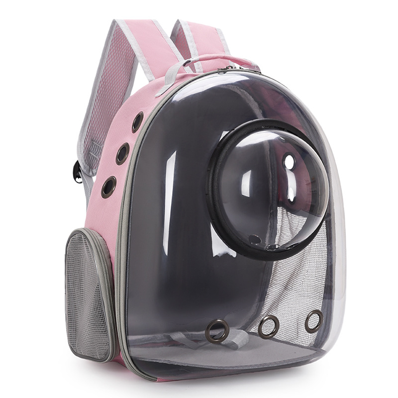Bolsa de avión transparente rosa (juego de 4 piezas)