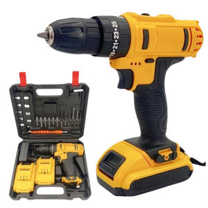 Ensemble de perceuses rechargeables en gros pour fabricants transfrontaliers, tournevis électrique multifonctionnel domestique, perceuse pistolet modèle ancien - Product Image 5
