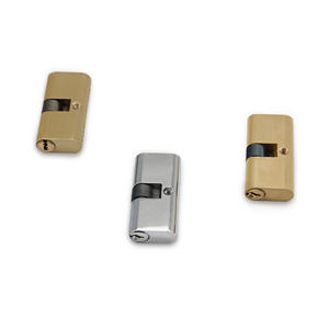 אמריקאי פופולרי שני הצדדים קטן כפול פתוח פליז 54mm מנעול צילינדר עבור פלדה דלת - Product Image 5