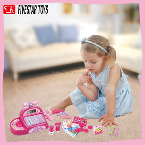 FiveStar Unisex Pretend Play Caja registradora y carrito de compras Plástico Preescolar Supermercado Juguetes para niños - Product Image 2