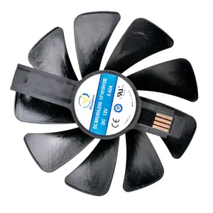 Ventilador enfriador CF1015H12D para Sapphire <span class=keywords><strong>Radeon</strong></span> <span class=keywords><strong>RX</strong></span> 470 <span class=keywords><strong>480</strong></span> 580 570 NITRO Mining Edition RX580 RX480 Gaming Video Card ventilador de refrigeración - Product Image 2