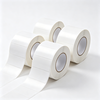 Étiquettes personnalisées Haoxuan, autocollants adhésifs imprimés durables en PET blanc pour l'identification et le stockage des produits