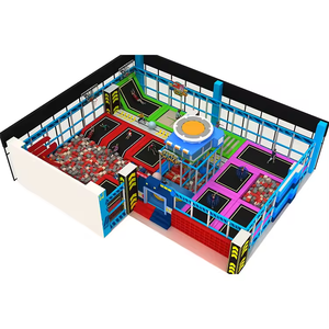 Équipement de parc de trampoline en bois sur mesure <span class=keywords><strong>gratuit</strong></span>, capacité de 500 kg, <span class=keywords><strong>construction</strong></span> en PVC/métal pour les terrains de <span class=keywords><strong>jeux</strong></span> intérieurs commerciaux - Product Image 6