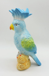 Figura de Loro de Cerámica Realista, Estatua de Cacatúa, Adorno de Pájaro Tropical de Porcelana, Decoración para Hogar y Jardín, Regalo - Product Image 2