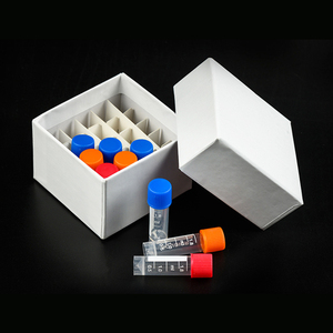 กล่องเก็บหลอดแช่แข็งแบบแช่เย็น Lab 81 100 ช่อง สำหรับหลอดแช่แข็ง กล่องกระดาษแข็งสำหรับหลอดแช่แข็ง - Product Image 4