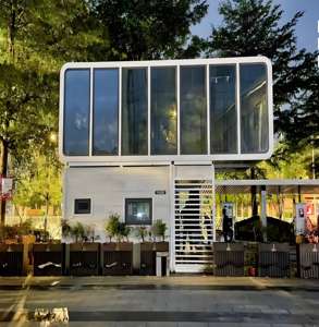 Casas finas de lujo de alta calidad, contenedor de 2 dormitorios, hogar, diseño moderno, móvil prefabricado, Baratas, cabina de manzana, oficina, uso en Hotel - Product Image 5