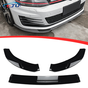 Phụ Kiện Xe Hơi ABS 3Pcs Xe Phía Trước Bumper Lip Spoiler Cơ Thể Kit Khuếch Tán Spoiler Cho VW Volkswagen Golf <span class=keywords><strong>Mk7</strong></span> GTI R Dòng - Product Image 1