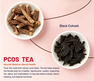 PCOS ชาอินทรีย์ช่วยบำรุงสมดุลชาหญิงตั้งครรภ์ได้รับการรับรอง cGMP PCOS บำรุงสุขภาพมดลูกชาเพื่อสุขภาพของผู้หญิง - Product Image 4