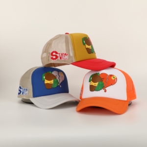 Wholesale Price Neon Solid Color-Block Mesh Trucker Hat <strong>Bold</strong> Graphic Prints Breathable Camp <strong>Cap</strong> for Performance and Fishing - Product Image 2