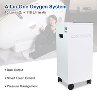 Кислородный концентратор Oxyair 10 литров (10л) с регулировкой давления и таймером, генератор кислорода 10л для гипербарической камеры