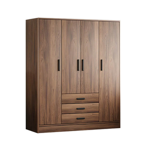 <span class=keywords><strong>Armadio</strong></span> Guardaroba Smontabile in Pannelli di Legno di Grande Capacità <span class=keywords><strong>per</strong></span> Camera da Letto, con <span class=keywords><strong>Cassetti</strong></span> e Spazio Appendiabiti - Product Image 2