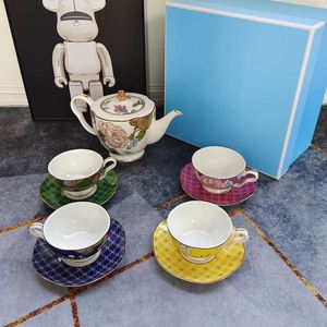 2025 Hot Sale Personalized Tea Cup Saucer Set Factory Price Kitchen <b>Coffee</b> Set Bone China Cup Saucers - Product Image 6