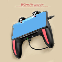 Manette de jeu pour smartphone avec gâchettes de tir, double ventilateur de refroidissement, compatible Free Fire, pour téléphones mobiles iOS/Android