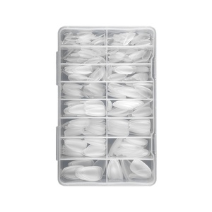 450 Uñas Postizas Mate de Cobertura Completa, Pre-Grabadas, Almendradas y Cuadradas, para Uso en Salones de Belleza y Manualidades de Uñas en Casa - Product Image 5