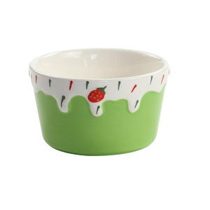 Tazas de cerámica para pudín, recipientes para horno, tazones rayados para soufflé, tazones de doble pared para leche y huevos al vapor, recipientes para hornear y tazones para helado casero. - Product Image 2