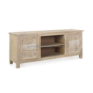 Modern Luxury 1 Drawer 2 <b>Cabinet</b> <b>Bedside</b> Storage Furniture Solid Vintage Finish Handmade <b>Wooden</b> Direct Factory Apartment Bedroom - Product Image 3