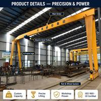 Pont roulant électrique de type MH de 20 tonnes avec poutre simple pour la manutention en entrepôt, certifié CE