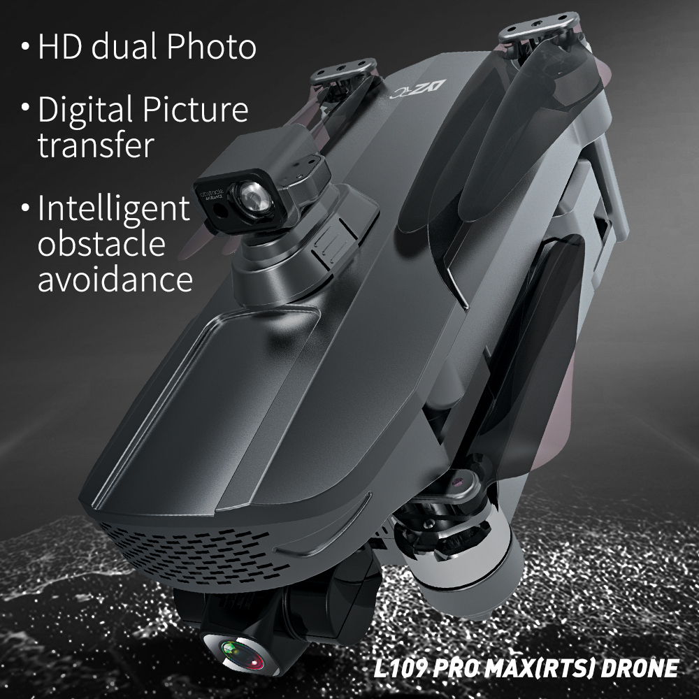 L109 PRO MAXRTSドローン4KHDデュアルカメラFV3軸アンチシェイク