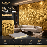 Panel de Pared con Efecto Láser de Carbón de Bambú, Tablero Decorativo Holográfico para Boutique, Baño, Almacén, Fondo de Exhibición