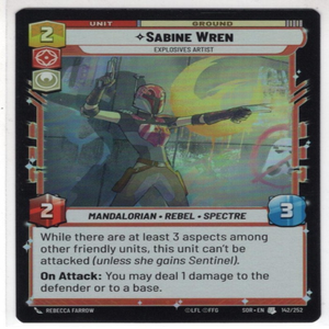 Carte Foil PLC <span class=keywords><strong>Star</strong></span> Unlimited Sor142 - <span class=keywords><strong>Sabine</strong></span> Wren Vente en Gros - Product Image 1