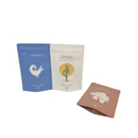 Comprimé/Capsule de supplément anti-humidité et odeur 50mg 80mg avec impression personnalisée sac de pochette d'emballage de pilules en plastique zip-lock