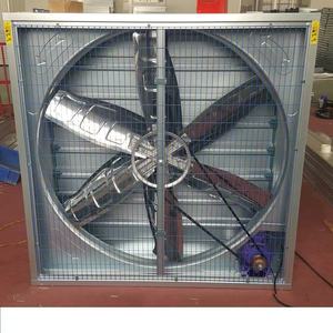 Ventilateur axial industriel électrique de 50 pouces, pales en acier inoxydable, débit d'air de 45000 m3/h, ultra silencieux |   Montage mural - Product Image 1