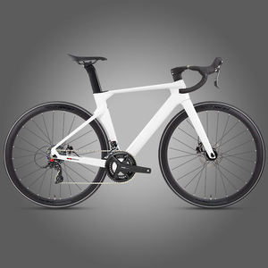 Bicicleta de Carretera de Fibra de Carbono Aero 700C, 24 Velocidades, Frenos de Disco Hidráulicos, Manillar Integrado, Eje Pasante, 9.3kg - Product Image 3